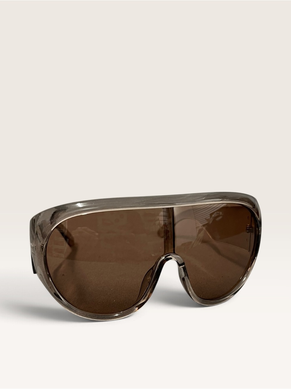 Women’s Shield Sunglasses - Smoke Brown Lens